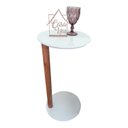 Ver imagem 3 de Mesa de Apoio Lateral com Vidro Casa Uai