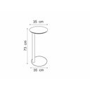 Ver imagem 4 de Mesa de Apoio Lateral com Vidro Casa Uai
