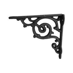 Cantoneira Mão Francesa Hera em Ferro Fundido N10 14x11cm - 1