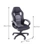 Cadeira Gamer São Paulo SPFC 3316 Espresso Móveis - 6