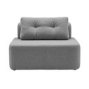 Ver imagem 2 de Sofá Modular Cielo 100cm Recepção Loja Sala de Estar Bouclê Cinza - Vimont Moveis