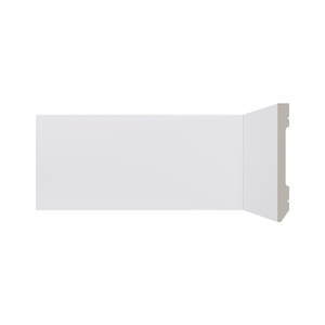 Rodape de Poliestireno 10cm Liso Branco 2,00m - Santa Luzia