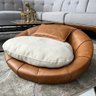 Caminha Pet Poltrona Golden 78cm Courino Caramelo | Bouclé Off White - Sallar Home - 2