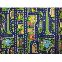 Tapete Infantil Pista 100 X 130 Cm Kapazi - 1