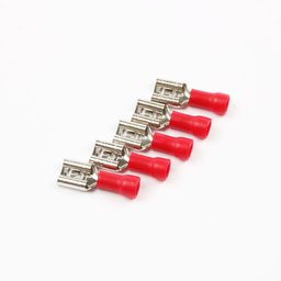 200un Terminal Fêmea Pré-isolado 0,5mm a 1,5mm Vermelho - 4