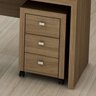 Conjunto Home Office 2 Peças Escrivaninha com Gaveteiro 3 Gavetas Espresso Móveis - 2