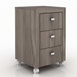 Conjunto Home Office 2 Peças Escrivaninha com Gaveteiro 3 Gavetas Espresso Móveis - 2