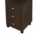 Ver imagem 3 de Conjunto Home Office 2 Peças Escrivaninha com Gaveteiro 3 Gavetas Espresso Móveis