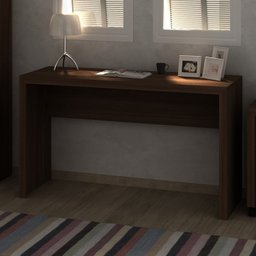 Conjunto Home Office 2 Peças Escrivaninha com Gaveteiro 3 Gavetas Espresso Móveis - 7