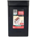 Ver imagem 2 de Kit 5 Arquivos Plástico 42x27cm Estreito Furação Preto Ordene Etiqueta Identificadora