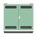 Ver imagem 2 de Armário de Aço para Ferramentas - Nk 1750 Nilko Armários Verde Claro Cadeado Padrão