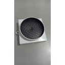 Ver imagem 3 de Ralo Invisível 10x10 Branco Banheiro modelo Porcelanato Colar Piso com Caixa Sifonada - Ficone Reis