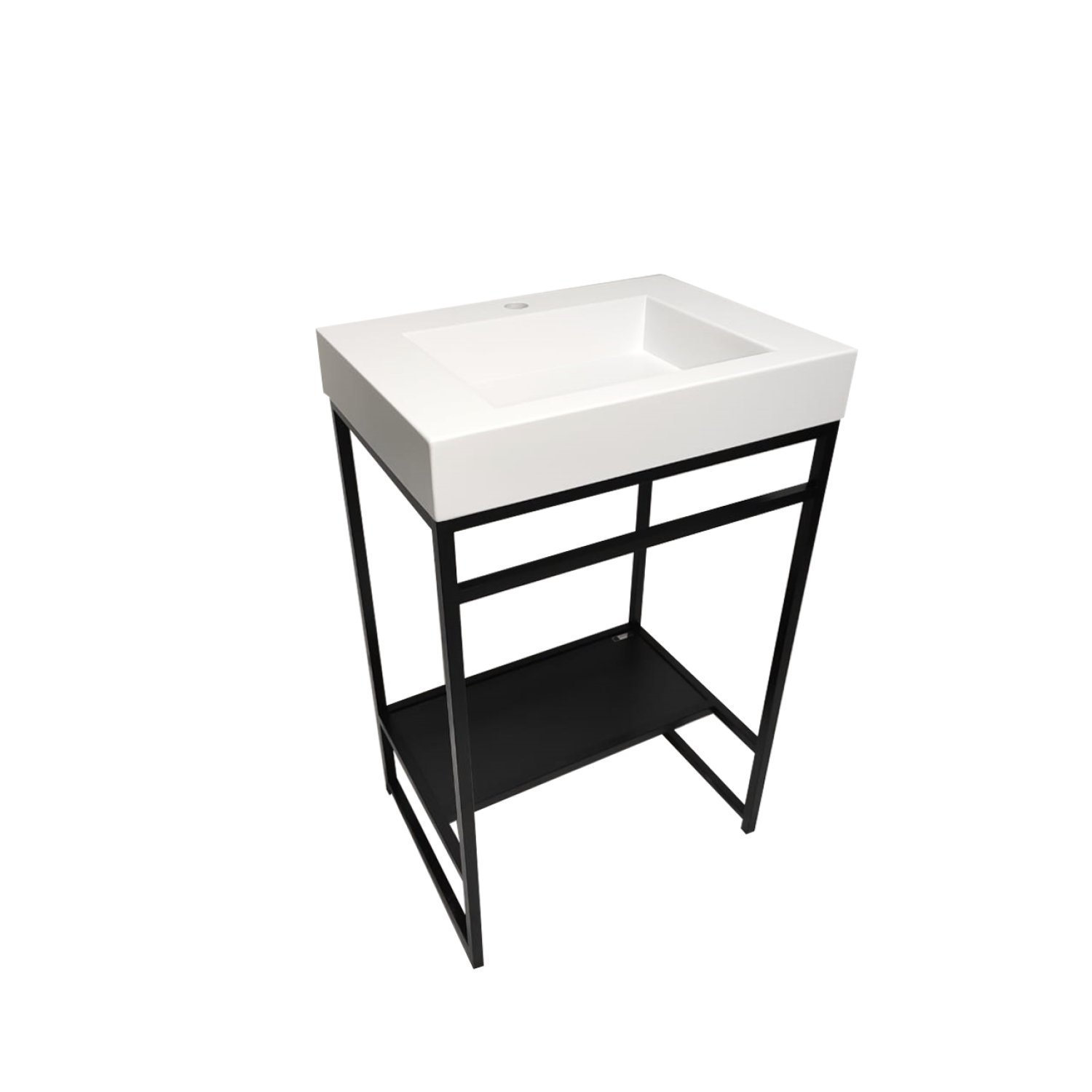 Gabinete para Banheiro Industrial com Cuba Iron Black Venturi - 2