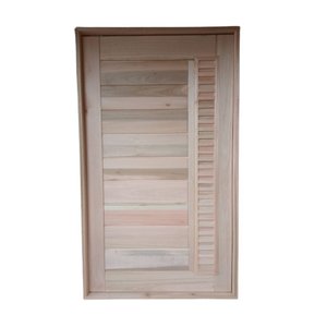 Porta Pivotante Visor Ripado Eucalipto 2,13x1,07 Frainer