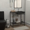 Ver imagem 1 de Gabinete para Banheiro Industrial com Cuba Iron Black Venturi