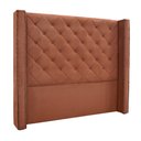 Ver imagem 1 de Cabeceira Decorativa King Size 2,19M Loewe Veludo Cobre - Gran Belo