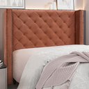 Ver imagem 5 de Cabeceira Decorativa King Size 2,19M Loewe Veludo Cobre - Gran Belo