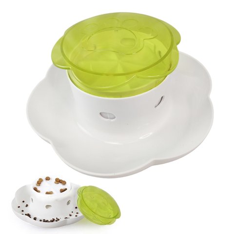 Comedouro Cao Pet Cachorro Gato Animal de Estimaçao Brinquedo Interativo Petisco Comida Raçao Treina