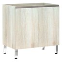 Ver imagem 1 de Balcão Sem Tampo 80cm Luci Legno Crema