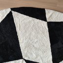 Ver imagem 3 de Tapete Redondo Preto e Branco 2,85m Lã de Ovelha Tosada