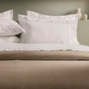 Ver imagem 3 de Jogo de Cama Queen 200 Fios Karsten Bordado Antônia Branco Rosa