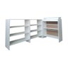 Balcão Caixa e Vitrine 100% Mdf Branco - Suprema Móveis - 2