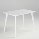 Ver imagem 1 de Mesa Infantil Torneada em Madeira Maciça Branca