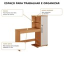 Ver imagem 7 de Kit Escritório Roma Escrivaninha com 1 Porta e Estante Livreiro Espresso Móveis