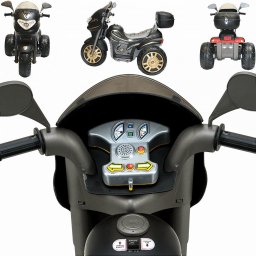 Moto Eletrica Biemme Sprint Turbo 12v com Capacete Gold - 3
