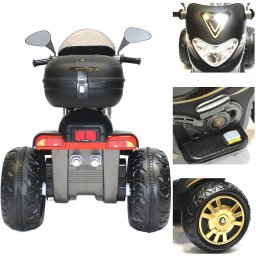 Moto Eletrica Biemme Sprint Turbo 12v com Capacete Gold - 2