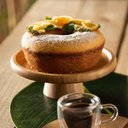 Ver imagem 3 de Kit 6 Pratos para Bolo com Pedestal Bambu 20cm Padaria Confe