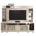 Ver imagem 2 de Estante Home para TV até 55 Polegadas 2 Portas 4 Nichos 5 Prateleiras 230cm Frizz Gold 