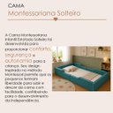 Ver imagem 6 de Cama Solteiro com Proteção Lateral Estofada 100% Espuma Montessoriana