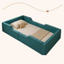 Ver imagem 5 de Cama Solteiro com Proteção Lateral Estofada 100% Espuma Montessoriana