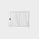 Ver imagem 2 de Janela de Alumínio de Correr 100x100cm 2 Folhas com Grade Plus Lux Esquadrias