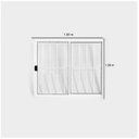 Ver imagem 3 de Janela de Alumínio de Correr 100x100cm 2 Folhas com Grade Plus Lux Esquadrias