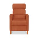Ver imagem 4 de Poltrona Amamentação Reclinável Gisele - Poltrona Confortável para Leitura e Descanso - Terracota