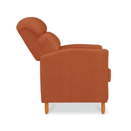 Poltrona Amamentação Reclinável Gisele - Poltrona Confortável para Leitura e Descanso - Terracota - 6