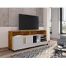 Rack Taípe para Tv de 65" Off-white/naturalle - Bechara - 3