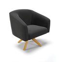 Ver imagem 6 de Kit 1 Namoradeira E 2 Poltronas Base Madeira Preto