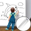 Ver imagem 7 de Adesivo Lousa Quadro Branco Papel Parede Fosco Escrever Adulto Infantil Escritorio Escola 2MX45CM En