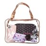 Bolsa Praia Necessaire Feminina Frasqueira Viagem Pgb Bolsa Transparente Marrom - - 3