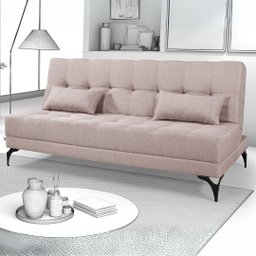 Sofá-cama Nevada Reclinável Sala de Estar e Recepção Moderno - 2