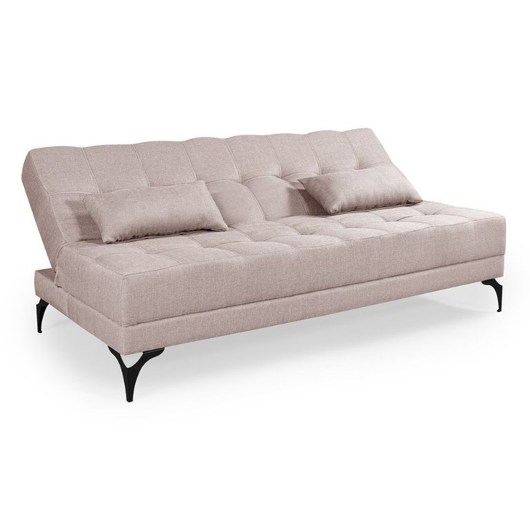 Sofá-cama Nevada Reclinável Sala de Estar e Recepção Moderno