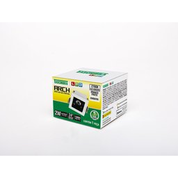 Luminária de Teto Spot Branco e Preto Led Taschibra Luz Pontual Arch 2w Embutir 2700k - Preto e Bran - 3
