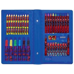 Maleta de Pintura Infantil Homem Aranha Material Escolar 42 Itens Molin - 3