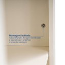 Ver imagem 6 de Kit com 3 Armários Multiuso Pés e Tampo em Madeira Maciça Ananda CabeCasa MadeiraOriginals Branco/Off White/Mel