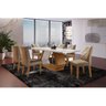 Conjunto para Sala de Jantar Mesa Islândia 180cm Tampo Mdf Canto Reto com 6 Cadeiras Irlanda Rufato - 1
