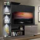 Ver imagem 4 de Estante 3 Leds Painel Tv 55'' 2 Portas Dallas lacca Fumê