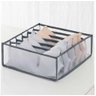 Colmeia Organizadora Gaveta Tela Nylon Respirável 32x32x12cm:cinza - 2